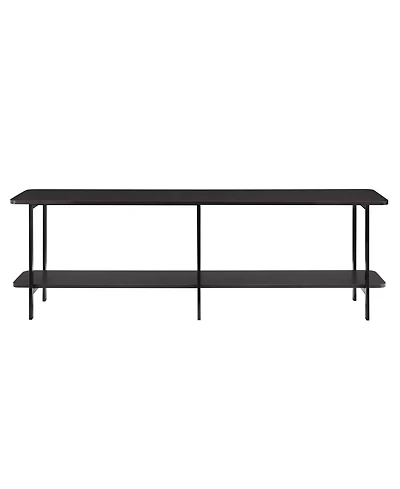 Manhattan Comfort Celine 71" Wood 2-Shelf Console Table