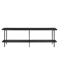 Manhattan Comfort Celine 71" Wood 2-Shelf Console Table
