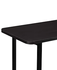 Manhattan Comfort Celine 71" Wood 2-Shelf Console Table