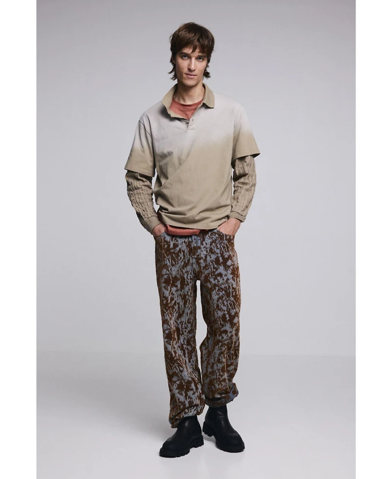 Desigual Men's Long-sleeve double polo shirt