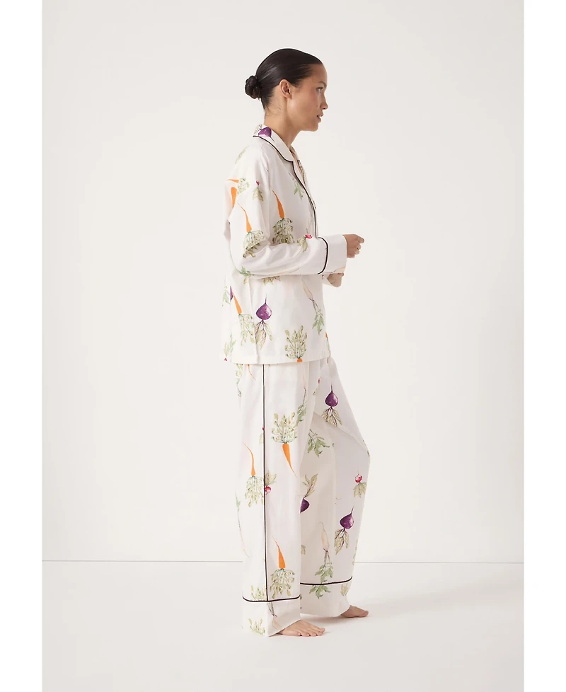 Hush Women's Long Sleeve Brushed Cotton Pyjamas