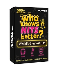 Quokka Who Knows Hits Better? – 500+ Music Trivia Questions for Fun Family & Adult Party Game Nights