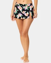 Island Escape Women's Floral Print Skirt