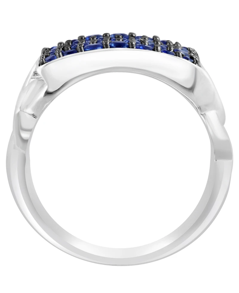 Effy Collection Men's Sapphire (2 ct. t.w.) Ring in Sterling Silver