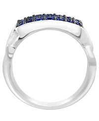 Effy Collection Men's Sapphire (2 ct. t.w.) Ring in Sterling Silver