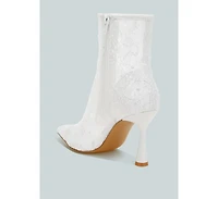Samia Sequin Lace Boots