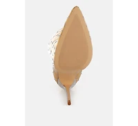 Echostage Rhinestones Embellished Metallic Boots