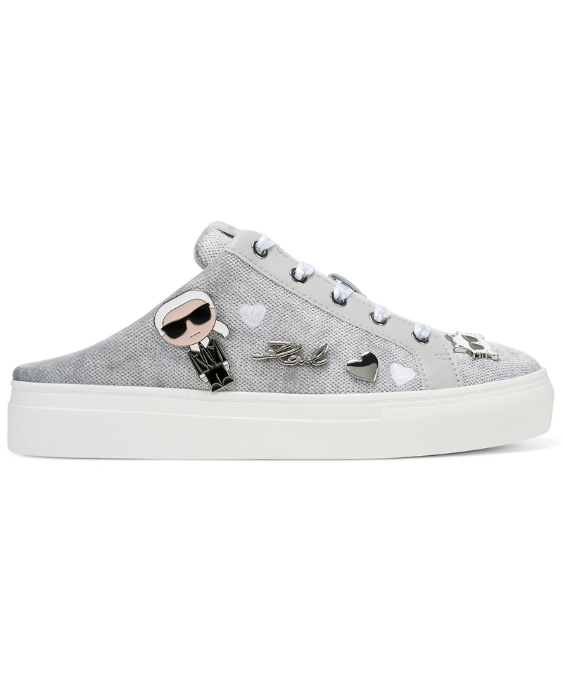 Karl Lagerfeld Paris Women's Cambria Slip-On Sneaker Mules