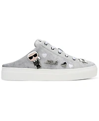 Karl Lagerfeld Paris Women's Cambria Slip-On Sneaker Mules