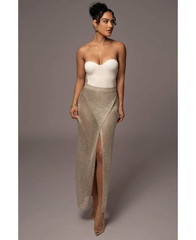 Jluxlabel Women's Anais Maxi Slit Skirt