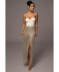 Jluxlabel Women's Anais Maxi Slit Skirt