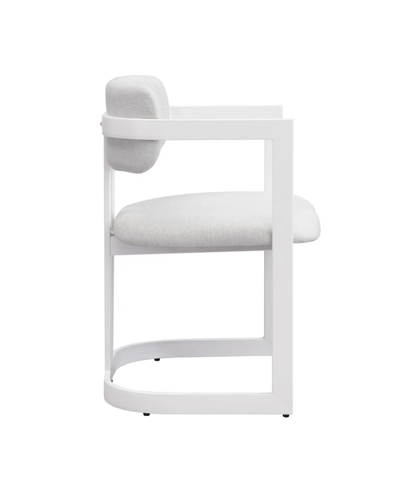 Streamdale Furniture + 2 Pc. Set + Fabric & Metal + Upholstered + Dining Chairs