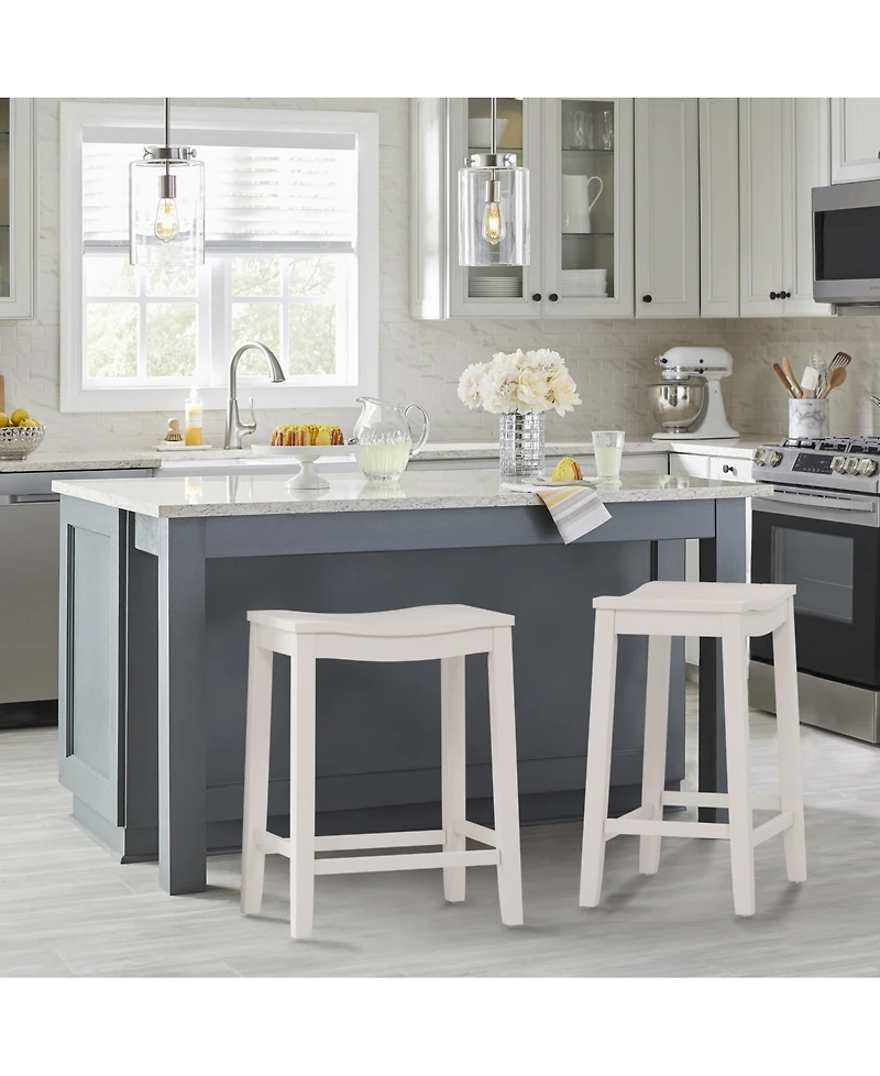 Hillsdale Fiddler Backless Non-Swivel Counter Height Stool