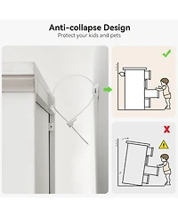 gaomon 6-Drawer Wooden Modern Dresser with Closet Storage Organizer Cabinet