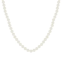 Honora White Cultured Freshwater Pearl (6-7mm) Necklace in 14k Yellow Gold