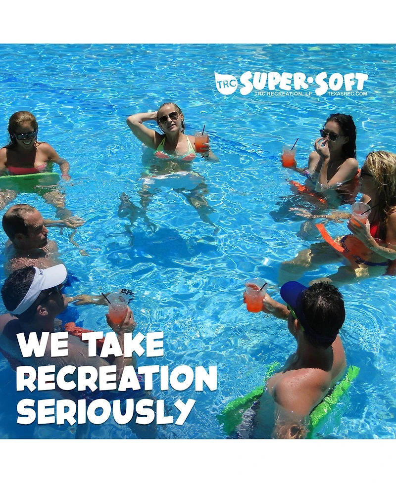 Trc Recreation Lazy Bunz Foam Water Saddle Swimming Pool Float, Tropical Teal