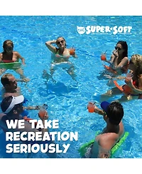 Trc Recreation Lazy Bunz Foam Water Saddle Swimming Pool Float, Tropical Teal