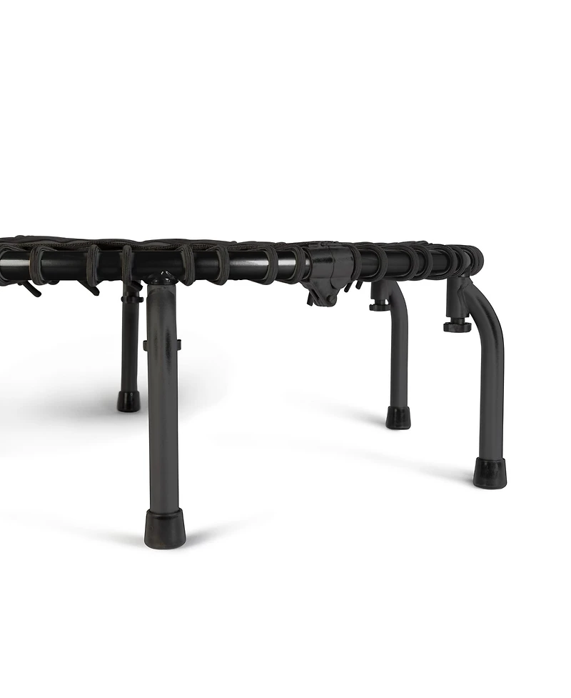 JumpSport 350f Indoor Lightweight 39-Inch Folding Fitness Trampoline, Black