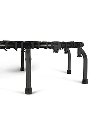 JumpSport 350f Indoor Lightweight 39-Inch Folding Fitness Trampoline, Black