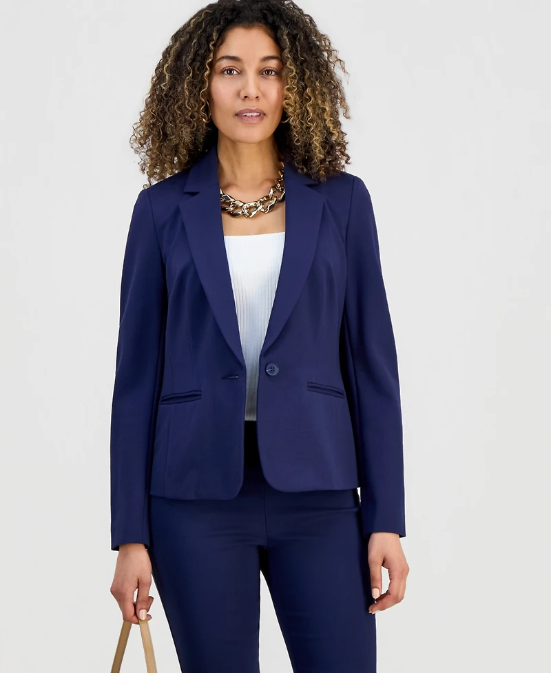 I.n.c. International Concepts Petite Ponte Blazer, Created for Macy's