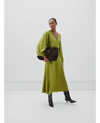 Hush Women's Grace V-Neck Long Sleeve Dress