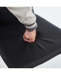 Streamdale Furniture Mid-Century Glass Top Dining Set