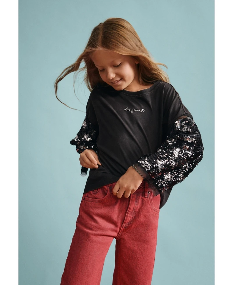 Desigual Girls Girls's Washed-effect jeans