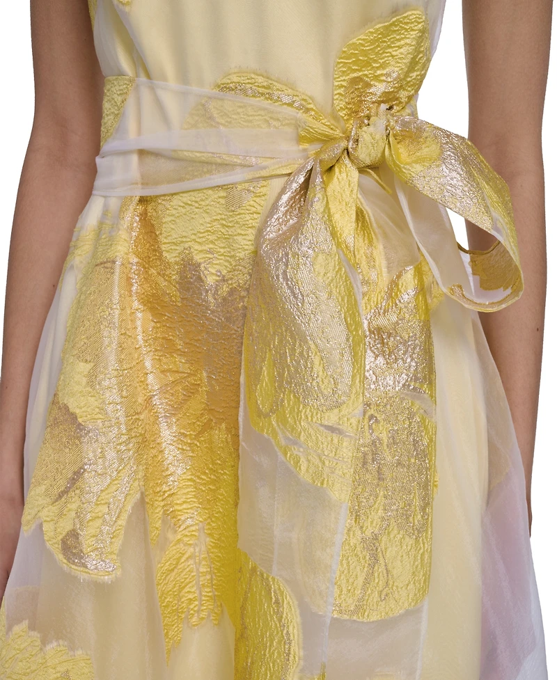 Eliza J Women's One-Shoulder Strap Ball Gown