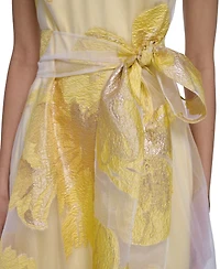 Eliza J Women's One-Shoulder Strap Ball Gown