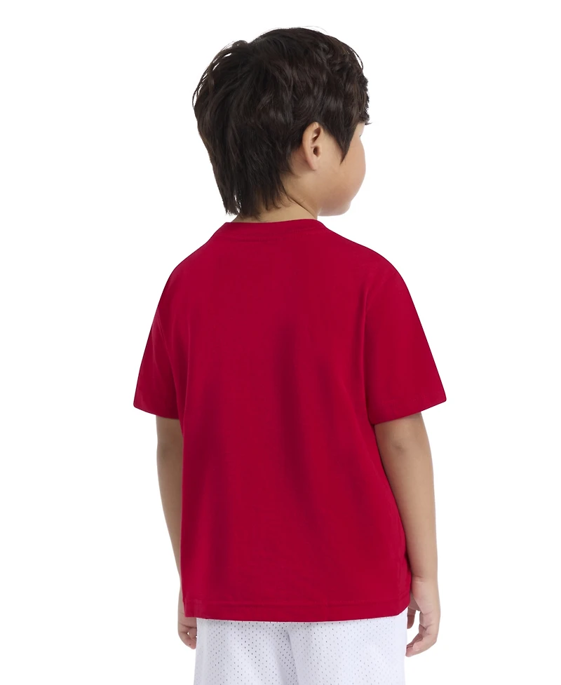Jordan Boys 2T-7 Jumpman Air Embroidered Short Sleeve T-Shirt