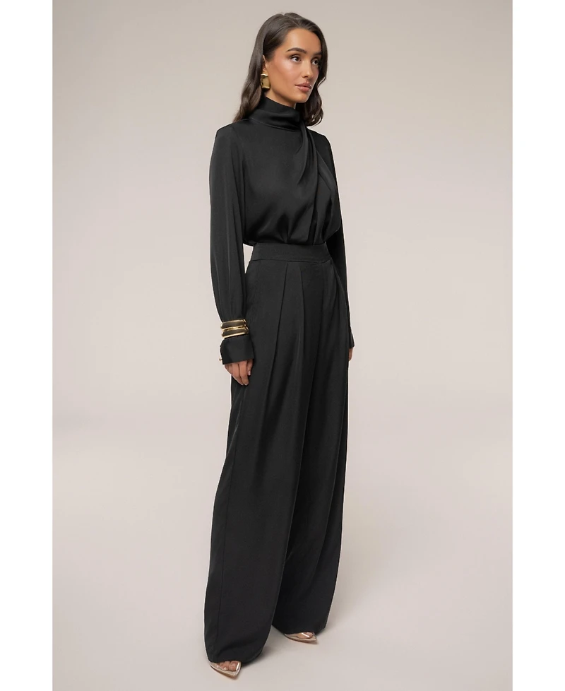 Jluxlabel Women's Alexa Satin Blouse