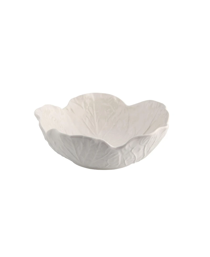 Bordallo Pinheiro Cabbage Beige Cereal Bowl, Set of 4