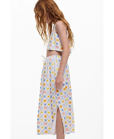 Desigual Girls Girls's Floral midi skirt