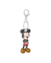 Disney Mickey Mouse Crystal Pave Bag Charm Keychain – Officially Licensed