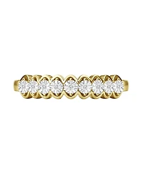 Macy's Diamond Ring (1/10 ct. t.w.) in 14k Gold Over Sterling Silver