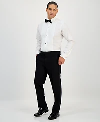 Alfani Men's Classic-Fit Stretch Black Tuxedo Pants, Created for Macy's