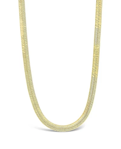 Sterling Forever Thick Herringbone Chain