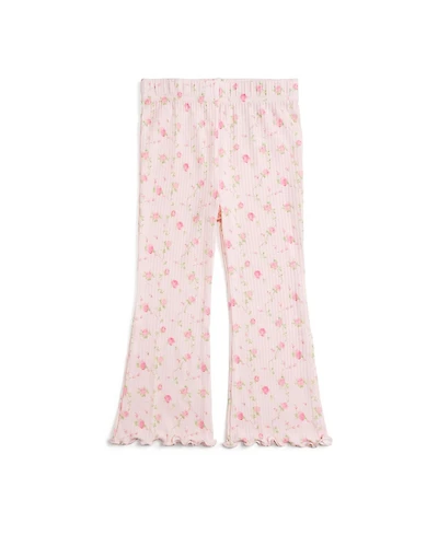 Sweet Wink Toddler Girls Pink Rose Flare Legging