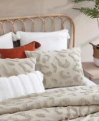 Peri Home Chenille Leopard 3 Pc. Duvet Cover Set, King