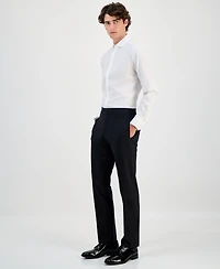 Bar Iii Men's Slim-Fit Faille-Trim Tuxedo Pants, Created for Macy's