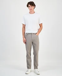Alfani Men's Five-Pocket Straight-Fit Twill Pants, Created for Macy's