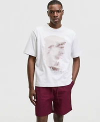 Mode of One Men's Relaxed-Fit Statue Graphic T-Shirt, Macy's Exclusive