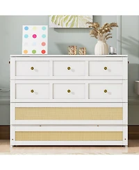 Streamdale Furniture Full Murphy Bed with Large Drawers, Gray