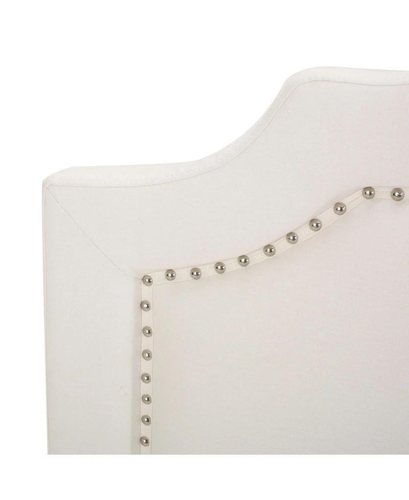 Streamdale Furniture Streamdale Button-Accented Headboard with Iron Legs