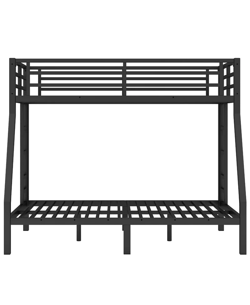 Streamdale Furniture Metal Twin over Full Bunk Bed, Space-Saving, Noise Reduced