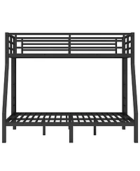 Streamdale Furniture Metal Twin over Full Bunk Bed, Space-Saving, Noise Reduced