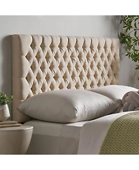 Streamdale Furniture Bierman Headboard Contemporary Style, Plush Upholstery
