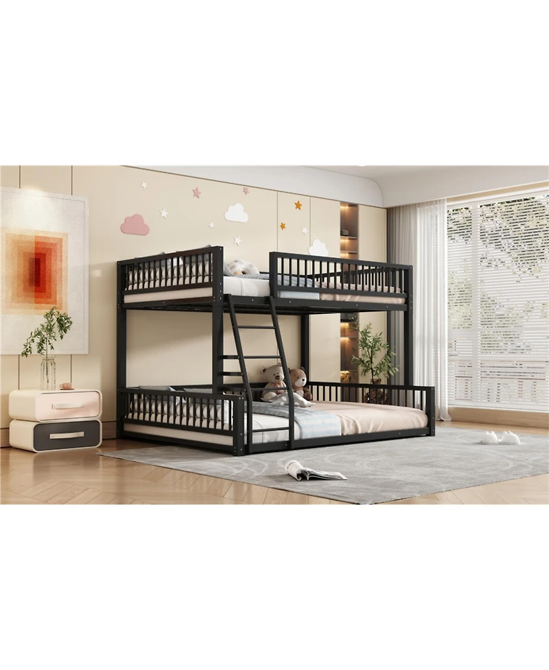Streamdale Furniture Bunk Bed Frame, Ladder & Guardrails