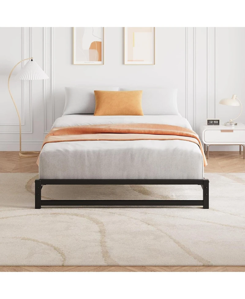 Gaomon 6-Inch Metal Heavy-Duty Noise-Free Platform Bed Frame