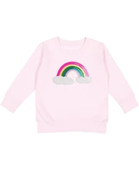 Sweet Wink Baby Girls Rainbow Sequin Patch Sweatshirt
